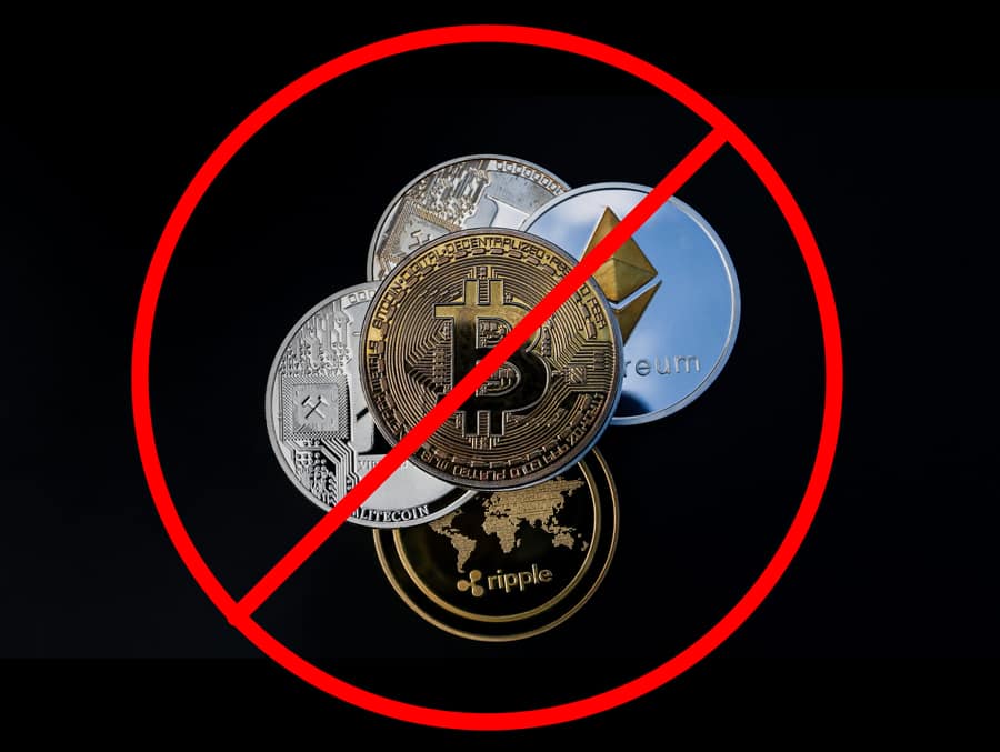 banned crypto