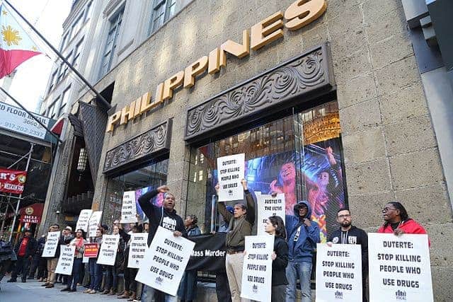 Philippines Drug War Protest 2