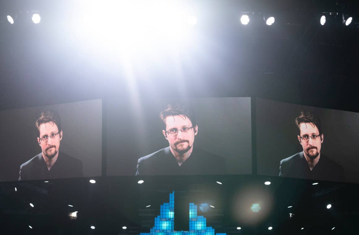 NSA whistleblower Edward Snowden at Websummit 2019