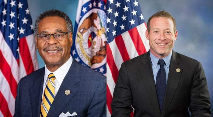 US representatives Emanuel Cleaver and Josh Gottheimer