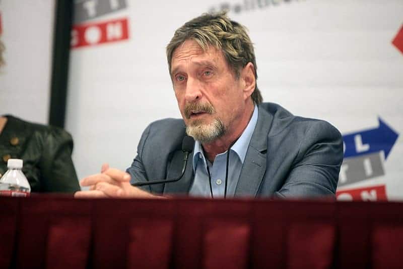 Crypto advocate John McAfee is in hot water with the SEC over promoting ICOs. Photo: Gage Skidmore, CCASA 2.0
