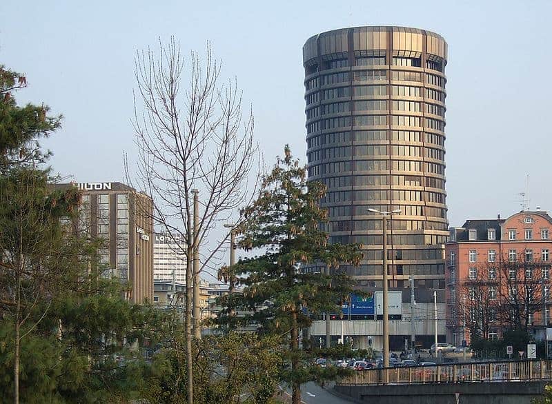 Bank of International Settlements headquarters in Basel, Switzerland