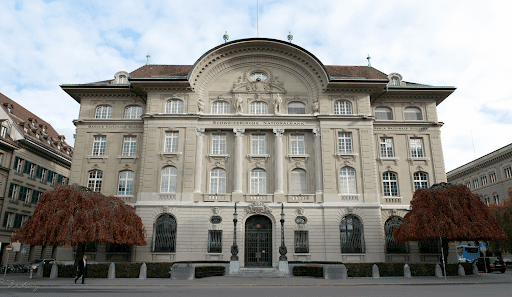 Swiss National Bank building in Bern