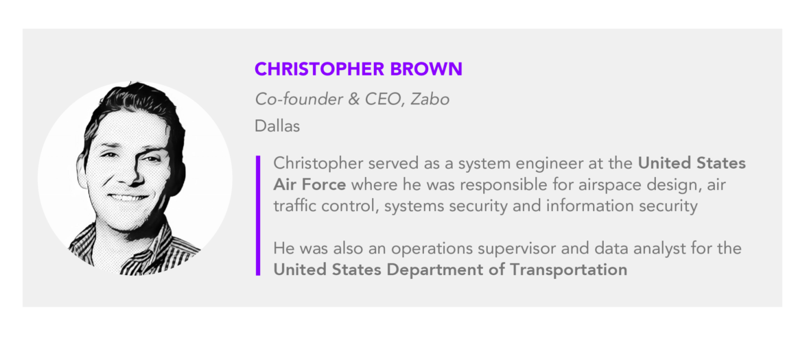 Christopher Brown co founder CEO Zabo 01