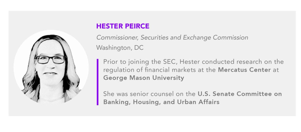 Hester Peirce SEC Commissioner