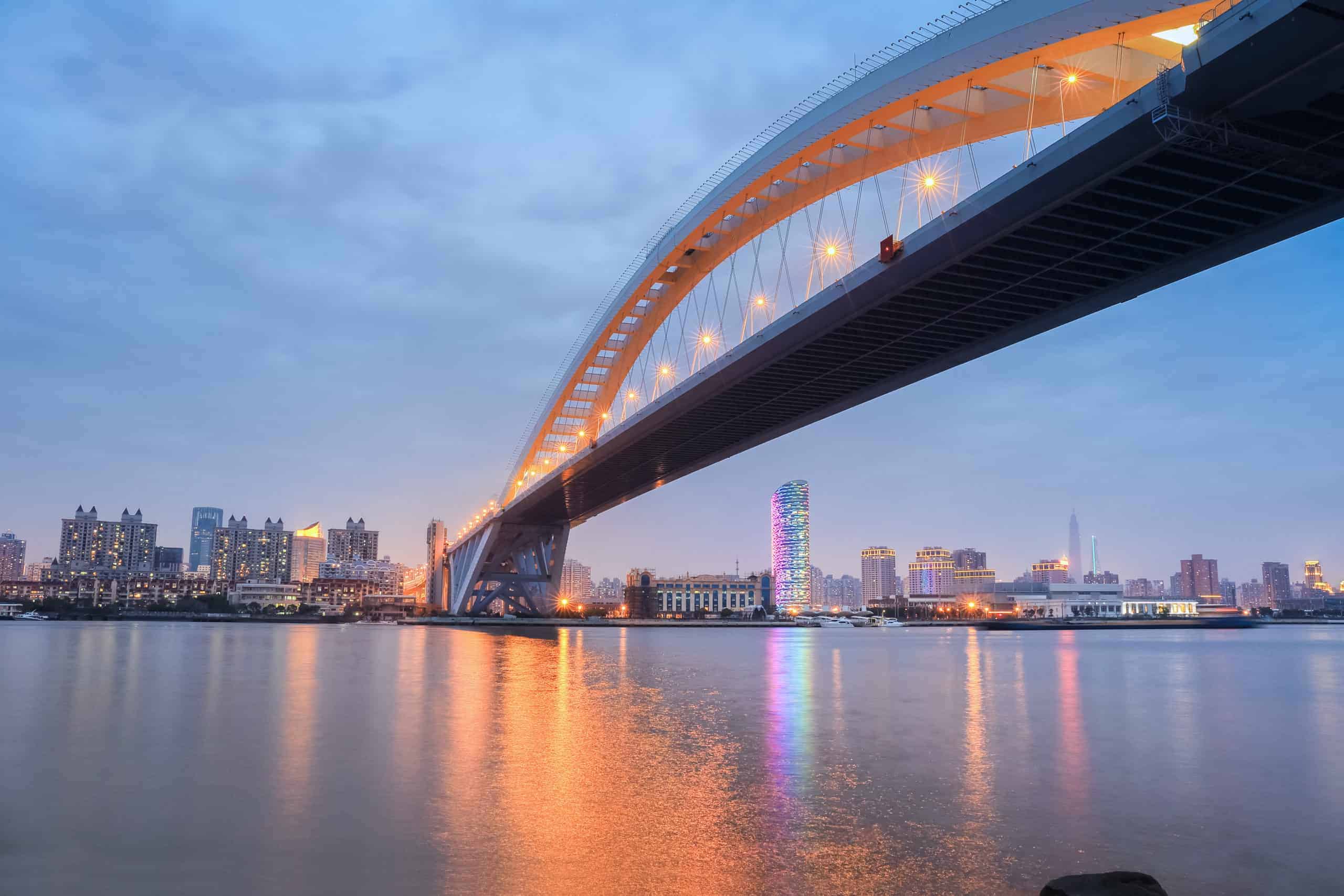 lupu bridge in nightfall scaled