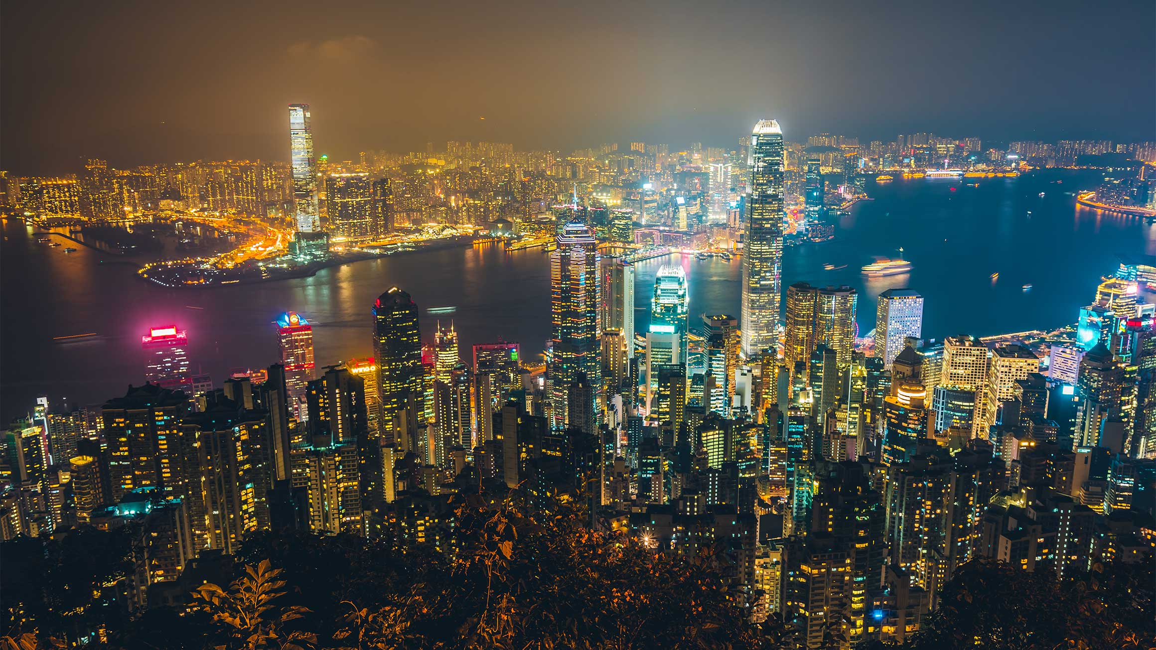 beautiful architecture building exterior cityscape hong kong city skyline