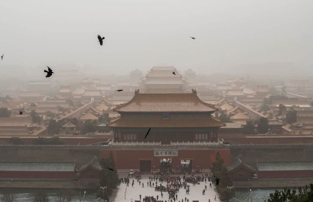 Beijing And Northern China Hit By Sandstorm