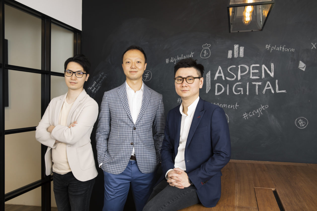 Aspen Digital. Left to Right, Ethan Tong, Yang He, Allen Ng