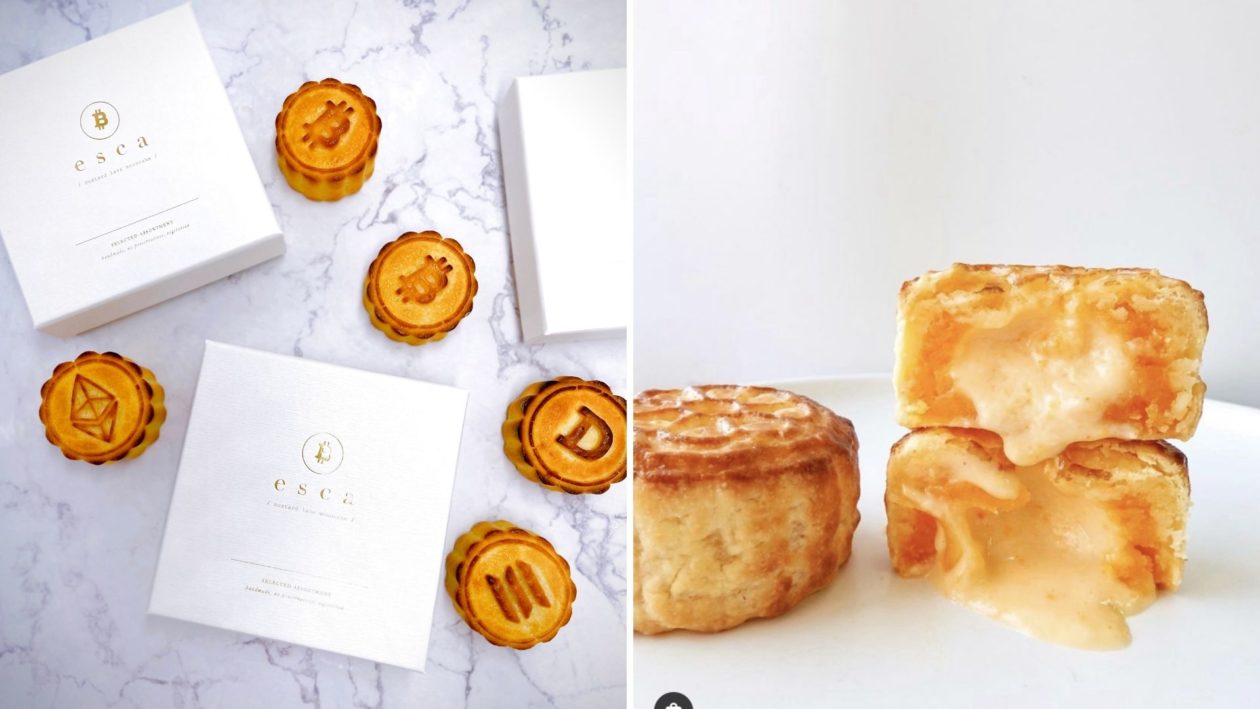 crypto mooncakes from Esca