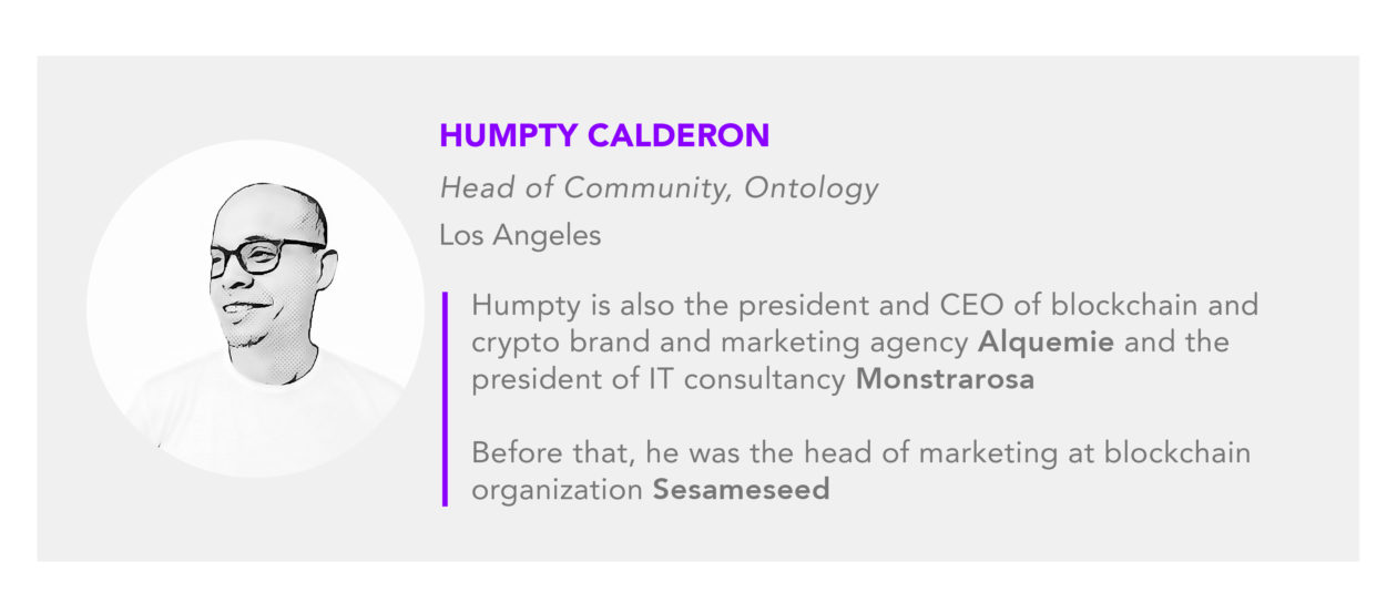 Humpty Calderon Head of Community Ontology