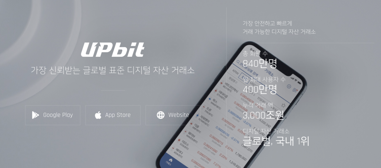 Upbit's About page on its owner Dunamu's official website | Upbit becomes first exchange to be registered under the South Korean authorities