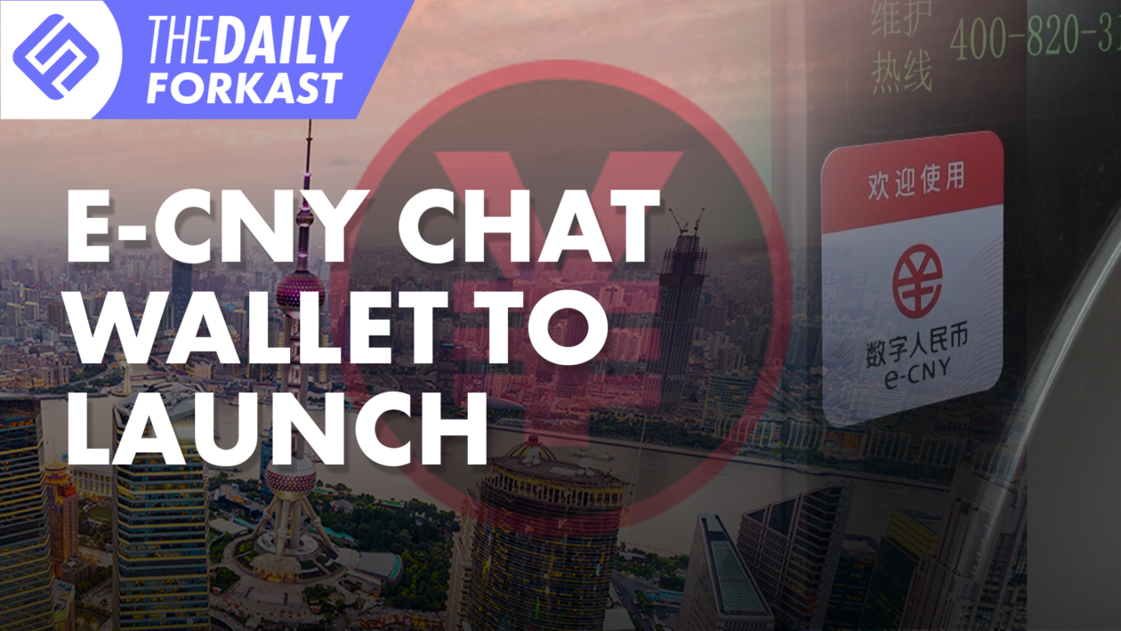 e-CNY chat wallet to launch; Korean illegal crypto transactions surge