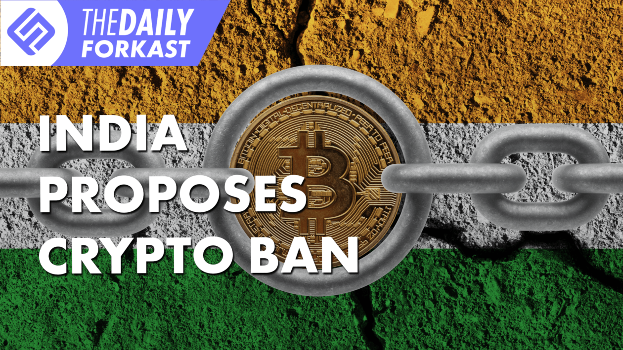 India Proposes Crypto Ban