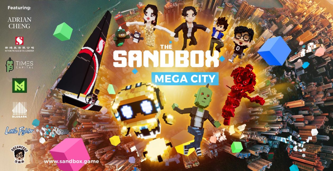 The Sandbox Mega City poster | The Sandbox metaverse unveils partners for Mega City