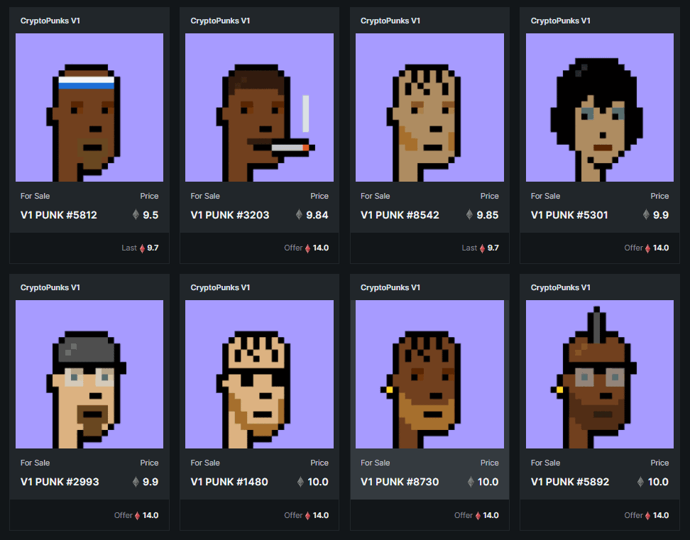 V1 CryptoPunks