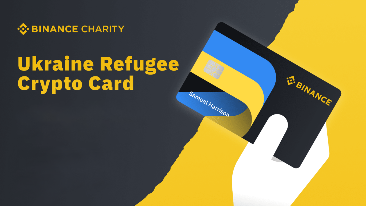 Binance, refugee crypto credit card