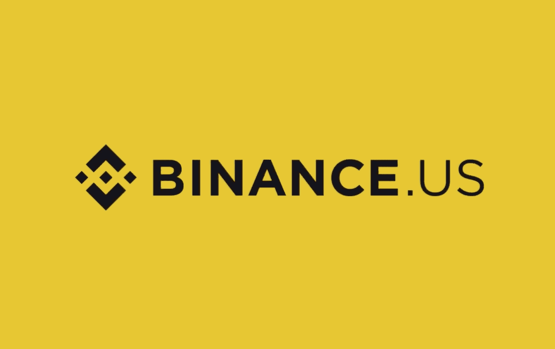 Binance U.S. logo on a yellow background