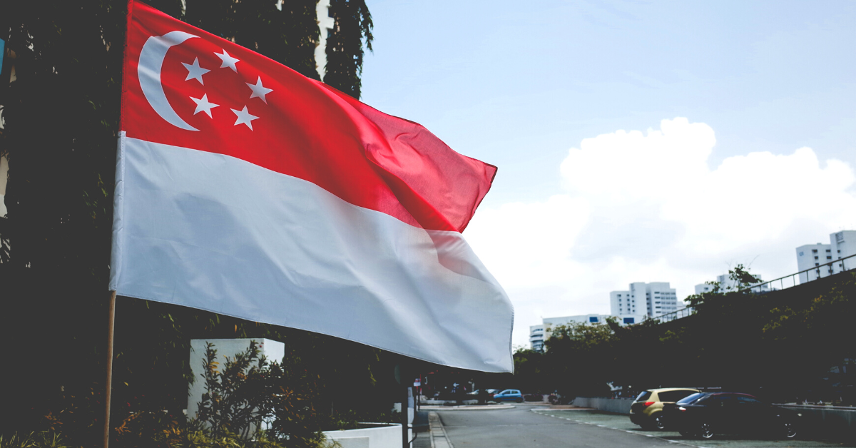 Singapore's flag waving in the Lion City: China's digital drift, Sunnia region's climate