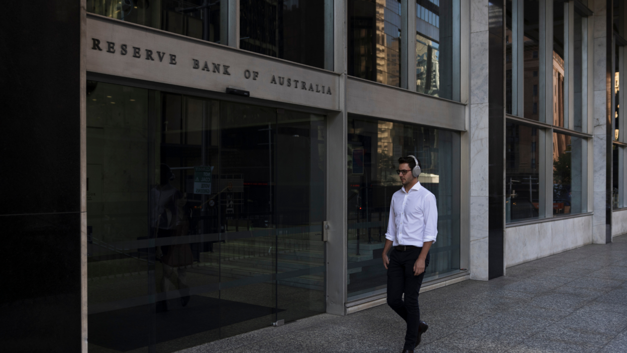 Man walking on the streets of Australia