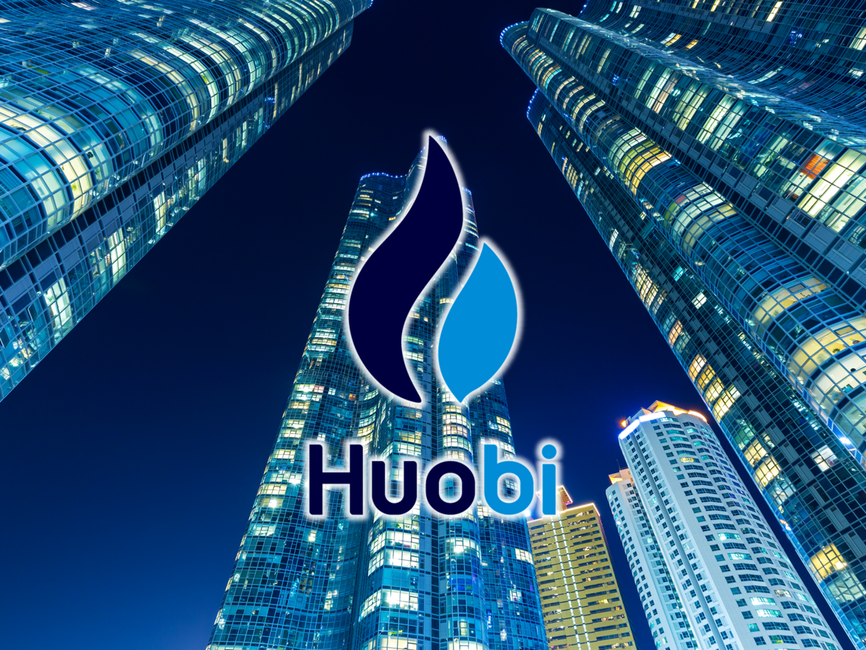 Huobi logo on Busan's city nightview | Huobi becomes third global exchange to sign with S.Korea’s Busan city | huobi busan, busan crypto, huobi south korea, huobi exchange, south korea crypto news