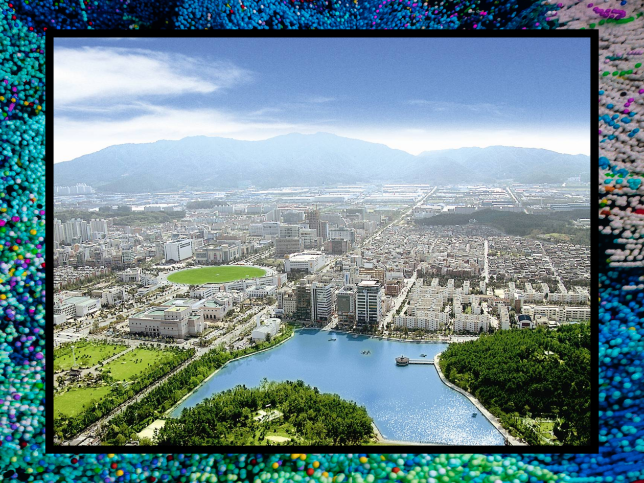 The city of Changwon and a metaverse backdrop | South Korea’s industrial city to reinvent itself in the metaverse | south korea metaverse, changwon metaverse, south korea blockchain
