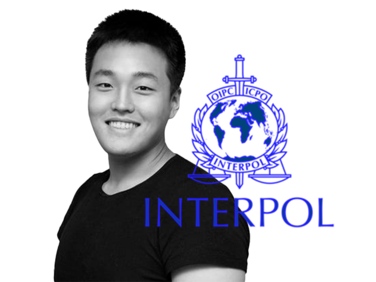 Do Kwon and the Interpol logo | Interpol issues red notice for Do Kwon, says South Korean prosecutor | do kwon, do kwon news, do kwon interpol, do kwon latest news