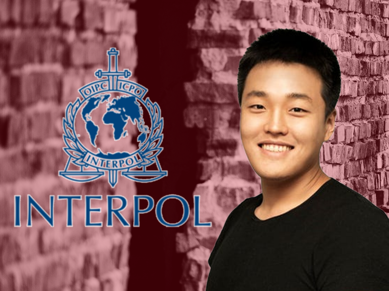 Do Kwon and Interpol logo | Seoul cancels Terra CEO Do Kwon’s passport, prepares Interpol arrest warrant | do kwon arrest, do kwon passport, do kwon interpol, do kwon news, do kwon