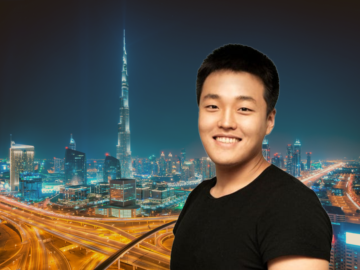 Do Kwon and Dubai night skyline | Terra CEO Do Kwon, wanted by South Korea, left Singapore and flew to parts unknown via Dubai | do kwon latest news, do kwon interpol, do kwon dubai