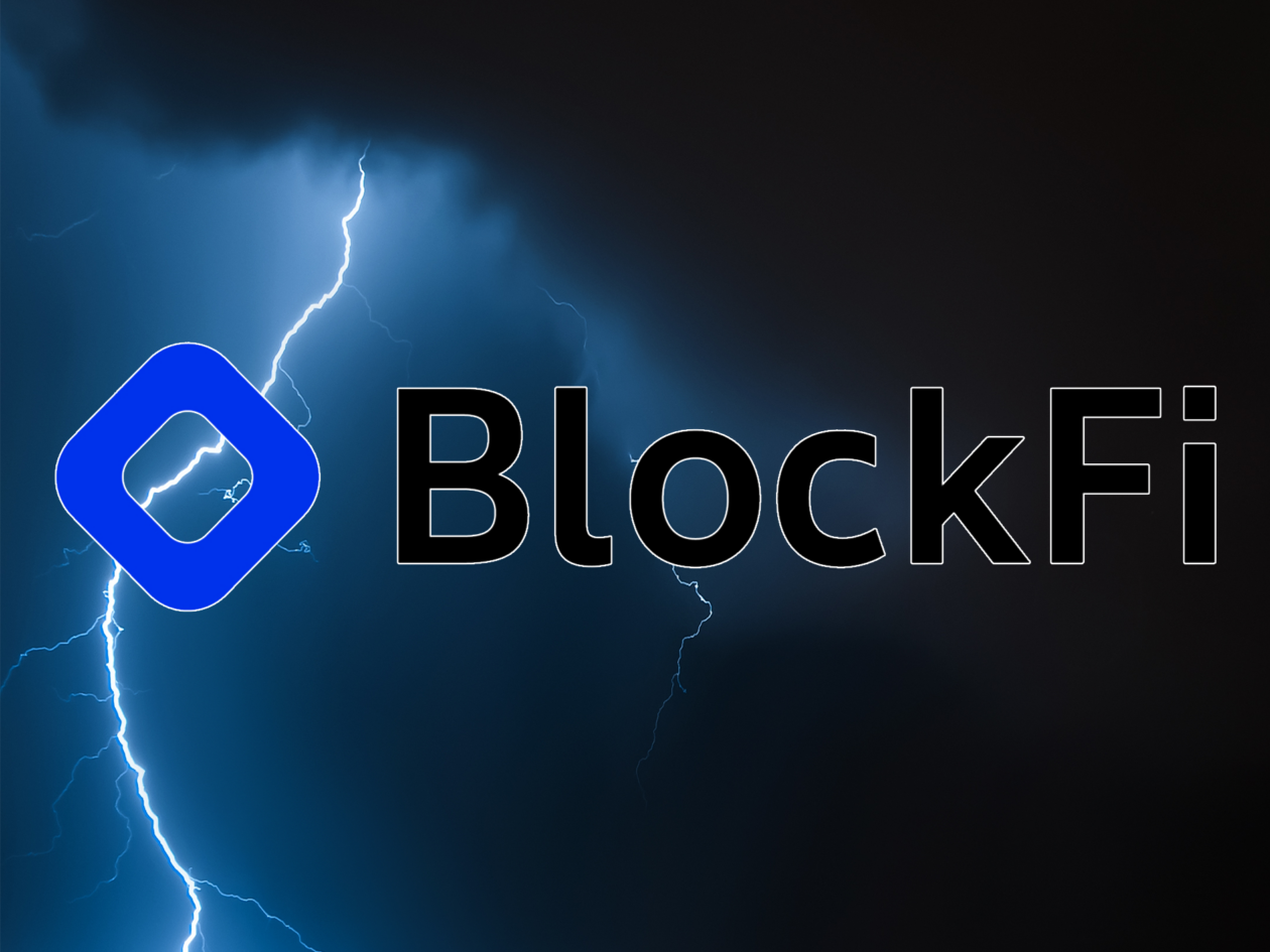 blockfi logo and thunderstorm | BlockFi files for bankruptcy protection, set to sue Sam Bankman-Fried over collateral | blockfi, sam bankman fried, changpeng zhao, ftx, binance