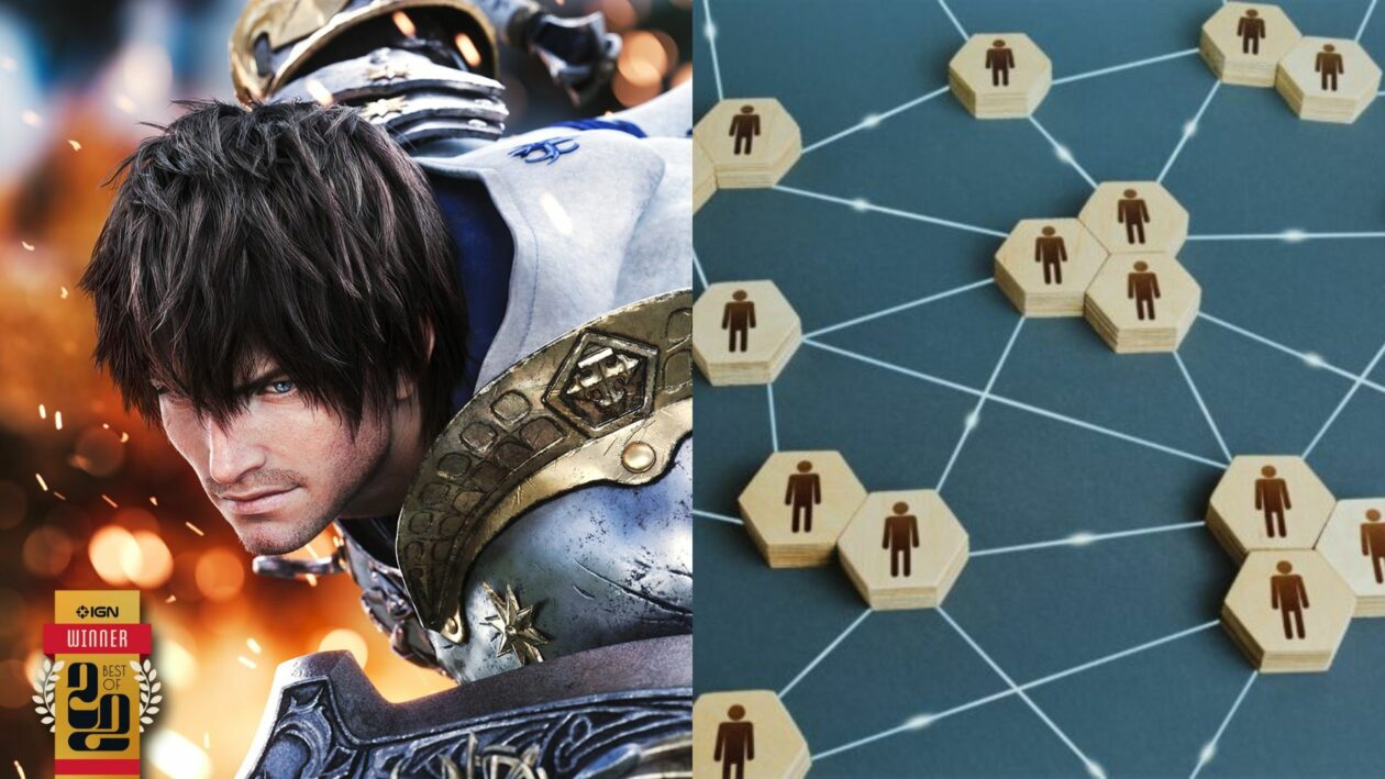 Final Fantasy XXIV graphic and blockchain graphic | Final Fantasy’s Square Enix stays committed to blockchain despite backlash | yosuke matsuda, sega, konami, blockchain gaming, nft gaming