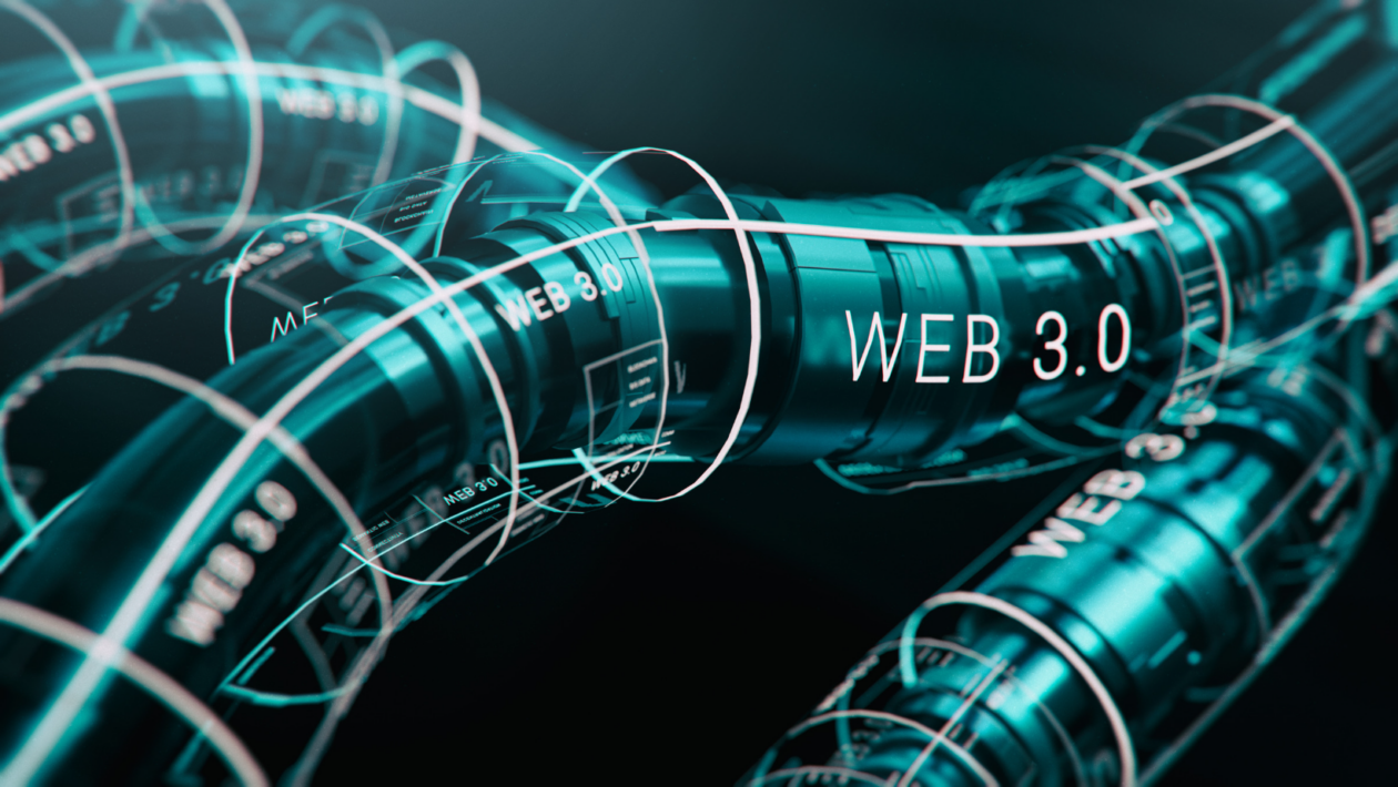 abstract Web3 technology concept