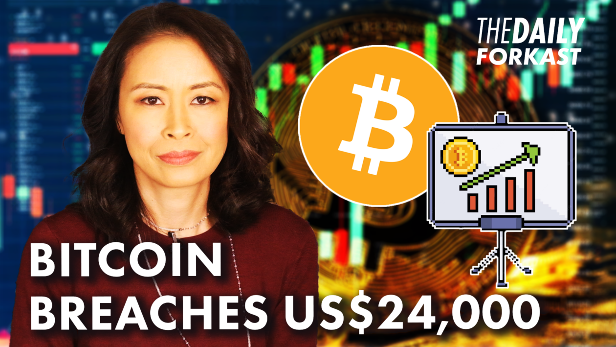 Bitcoin breaches US$24,000 | The Daily Forkast