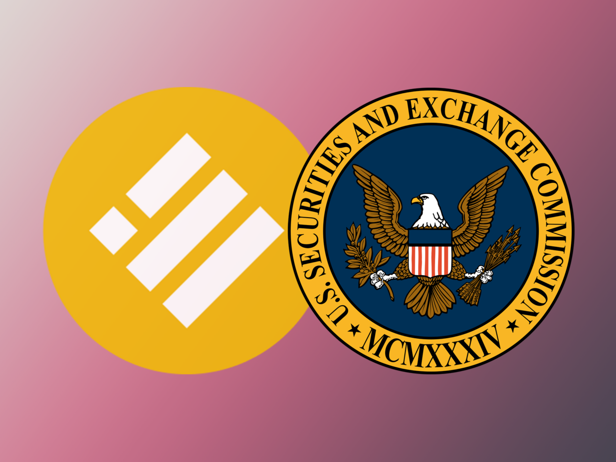 busd and US SEC logo | Securities and Exchange Commission may sue BUSD stablecoin issuer Paxos, WSJ reports | paxos, kraken, coinbase, us sec, binance stablecoin, binance usd