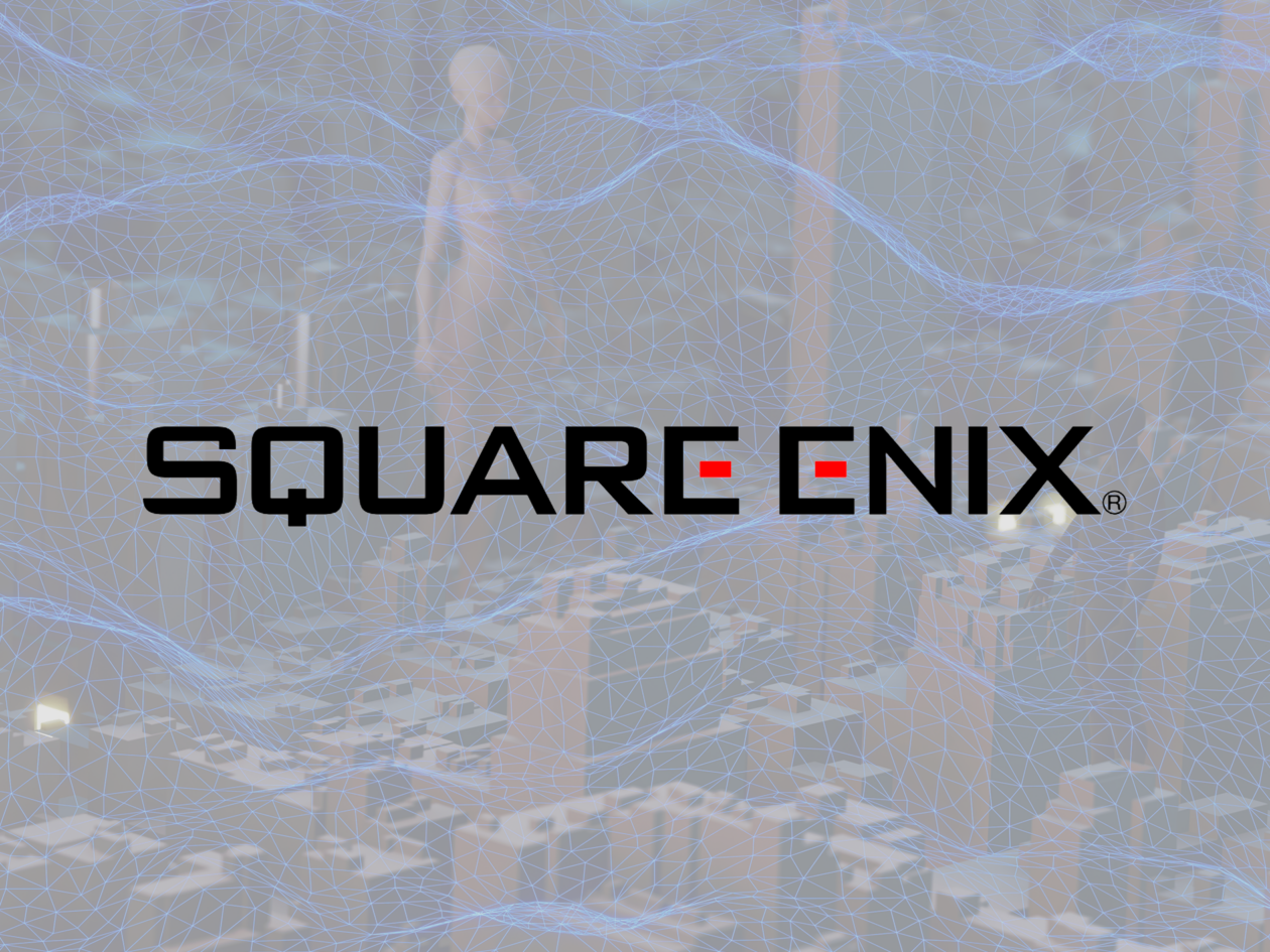Square Enix logo and metaverse background | Japan’s Square Enix to launch Web3 game on Polygon blockchain, cites ‘sustainability’ benefits | japan web3 blockchain metaverse nft