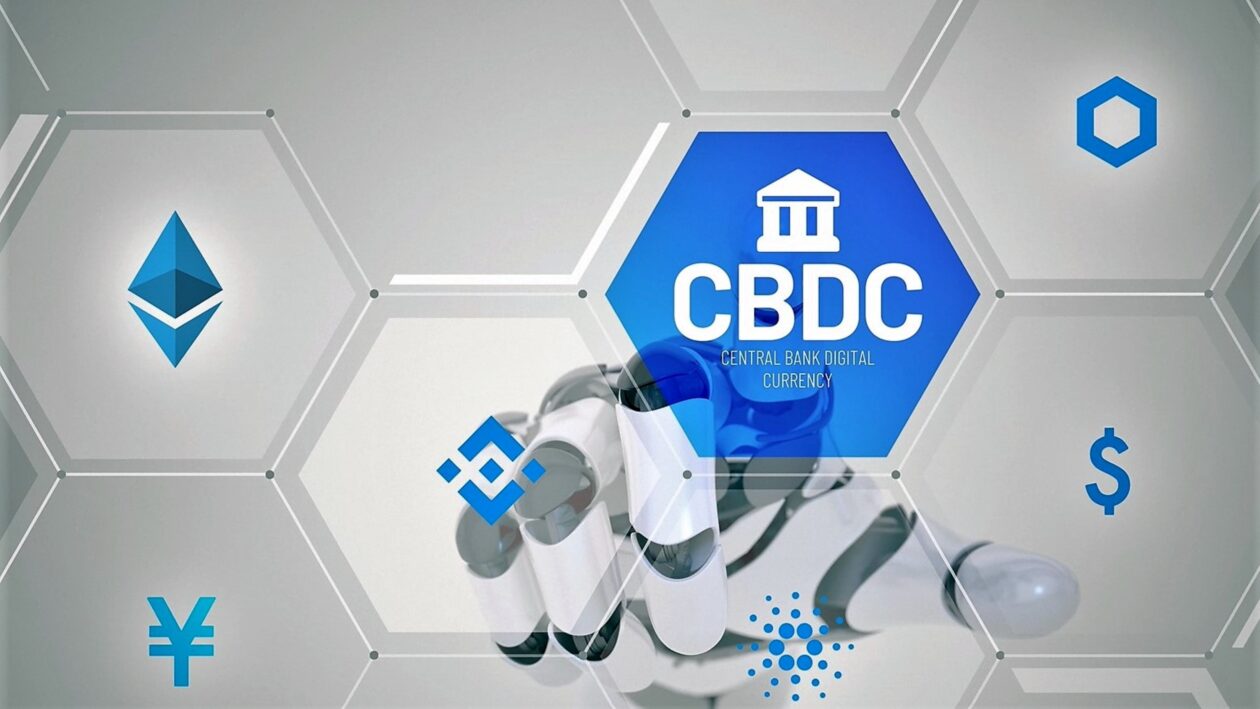 CBDC Central Bank Digital Currency touchscreen animation, Creation of U.S. digital dollar would ‘crowd out’ crypto: ex-Biden advisor