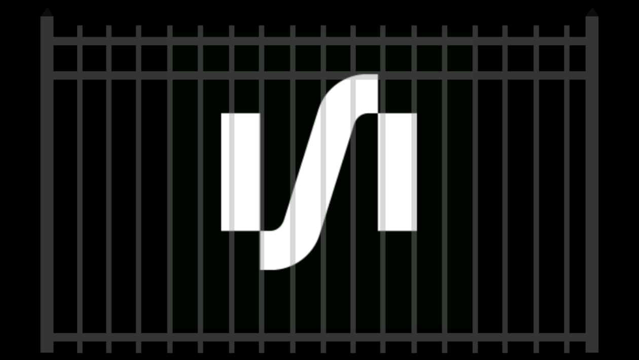 Silvergate logo displayed behind bars