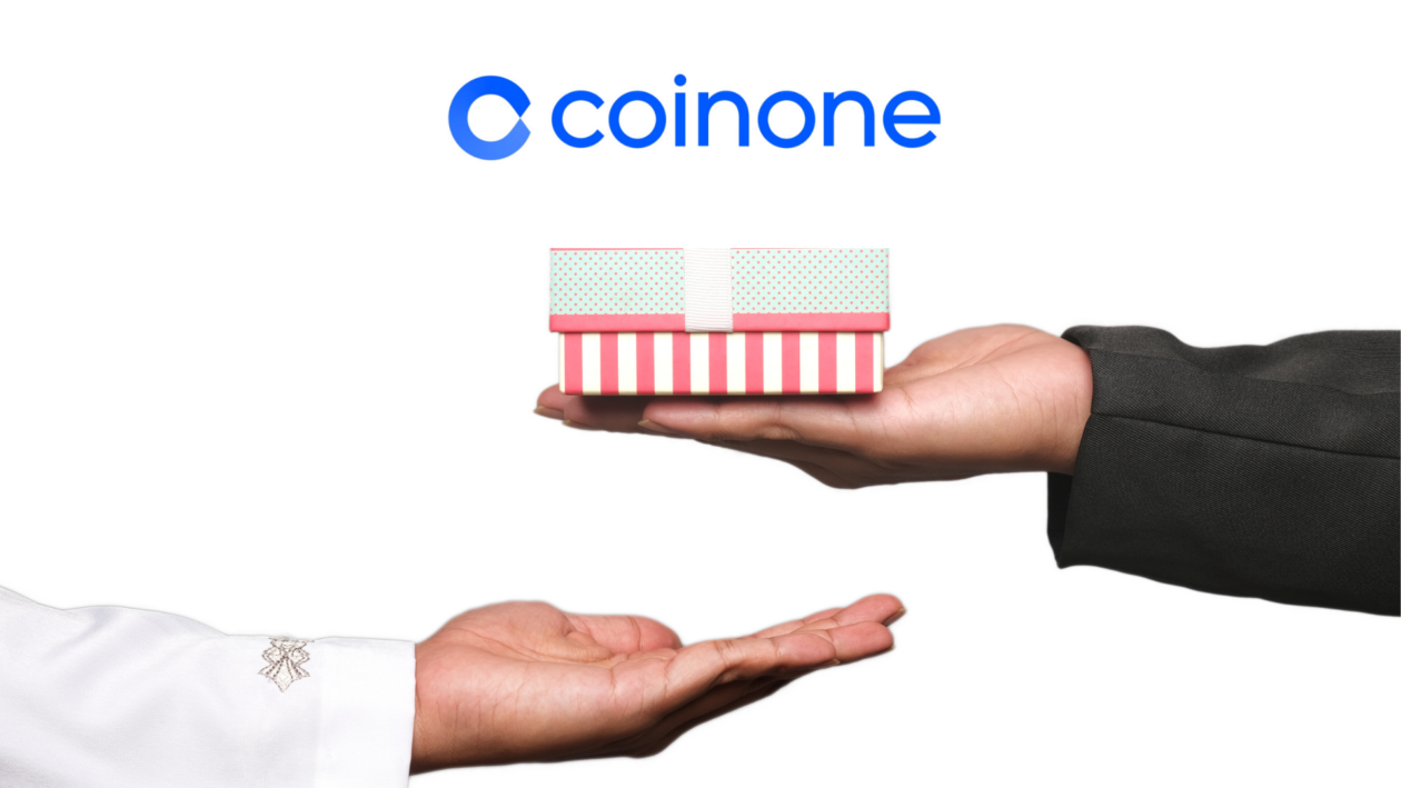 coinone logo and hands accepting bribery | South Korea arrests former Coinone exchange official for alleged crypto listing bribery | south korea crypto, coinone