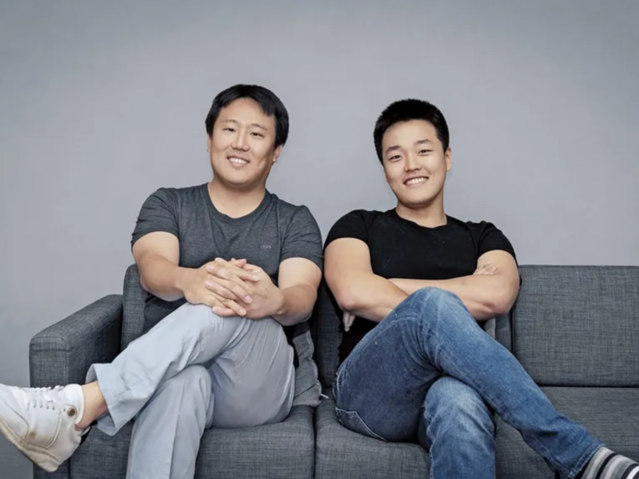 Terraform Labs co-founders Daniel Shin (left) and Do Kwon (right) | South Korea court rejects second arrest warrant request for Terraform Labs' Daniel Shin | south korea terra luna do kwon montenegro