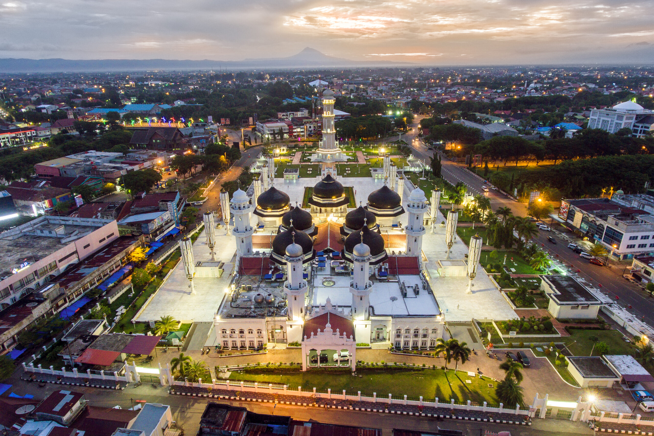 Baiturrahman Grand Mosque in Indonesia.