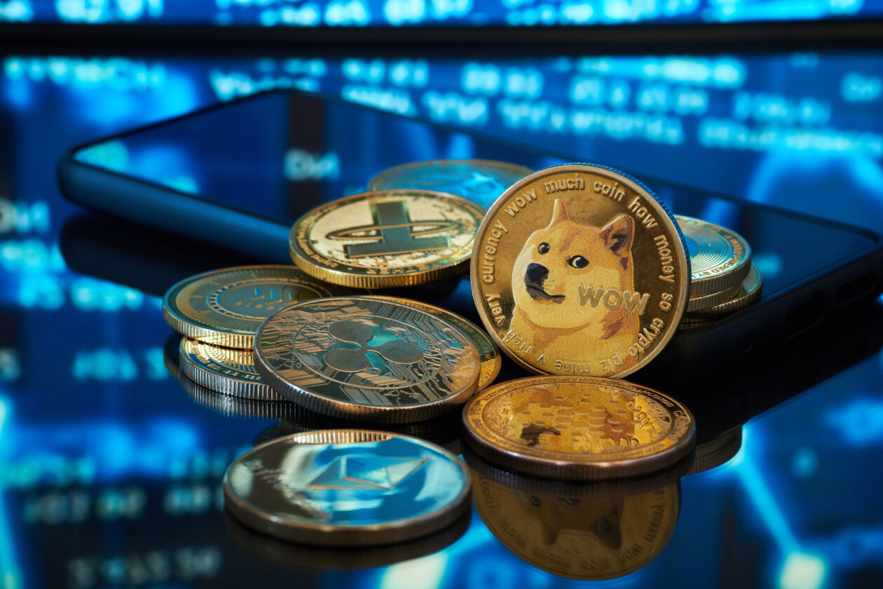 Various crypto | Bitcoin dips, Ether gains, Dogecoin soars following Twitter icon change | Markets, BTC - Bitcoin, ETH - Ethereum, DOGE - Dogecoin, Elon Musk