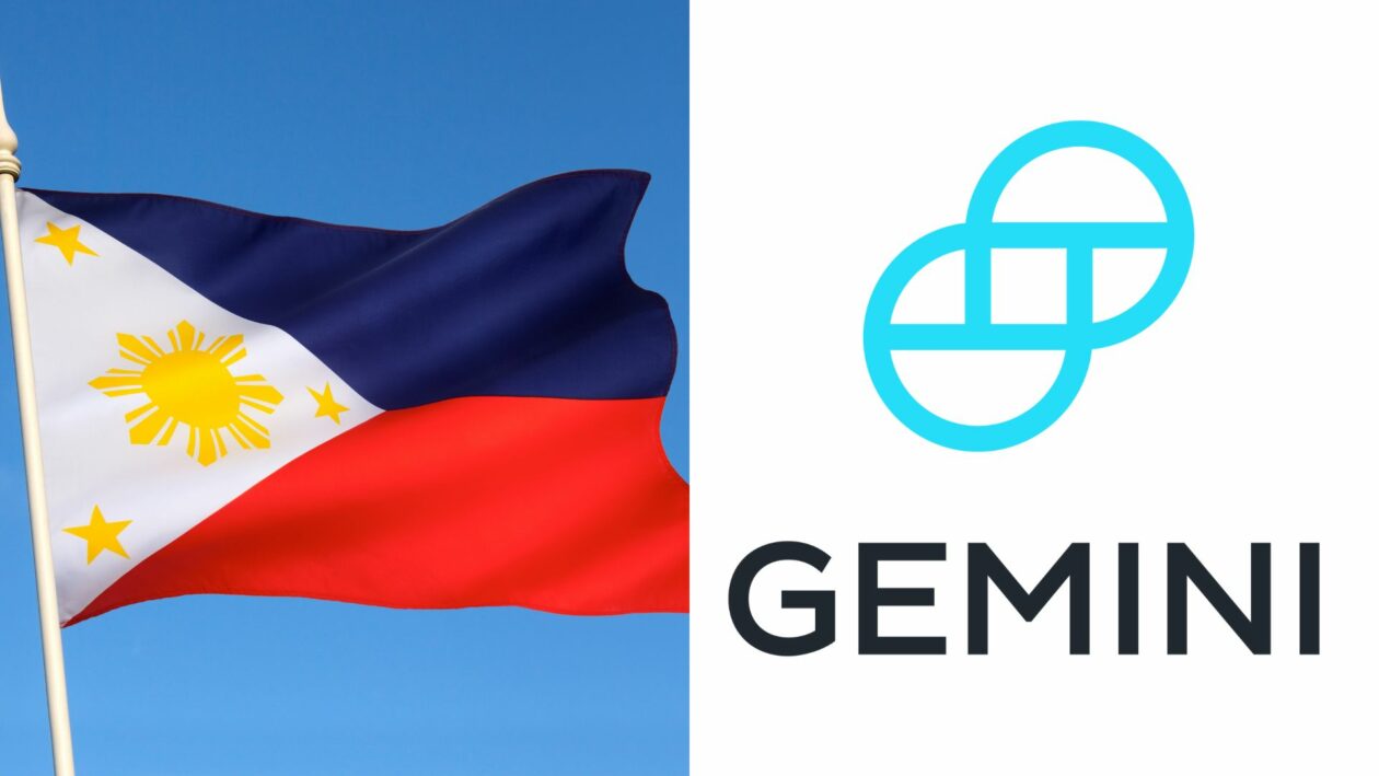 Philippines flag and Gemini logo | Philippines regulator warns against Gemini Derivatives for unregistered securities