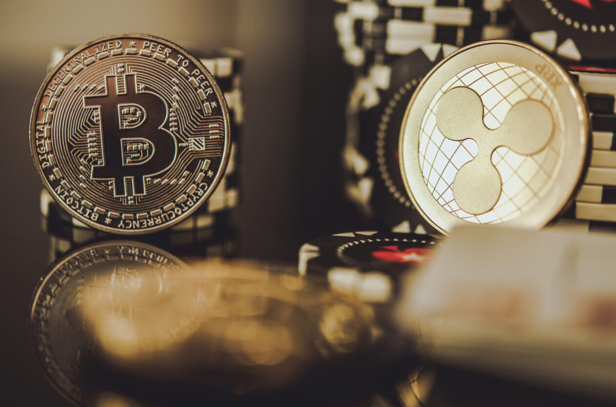 Golden BTC Bitcoin and XRP Ripple Coins | XRP sees gains after Ripple’s CBDC announcement; US investor sentiment up on positive debt ceiling talks; Bitcoin Ordinals tops sales