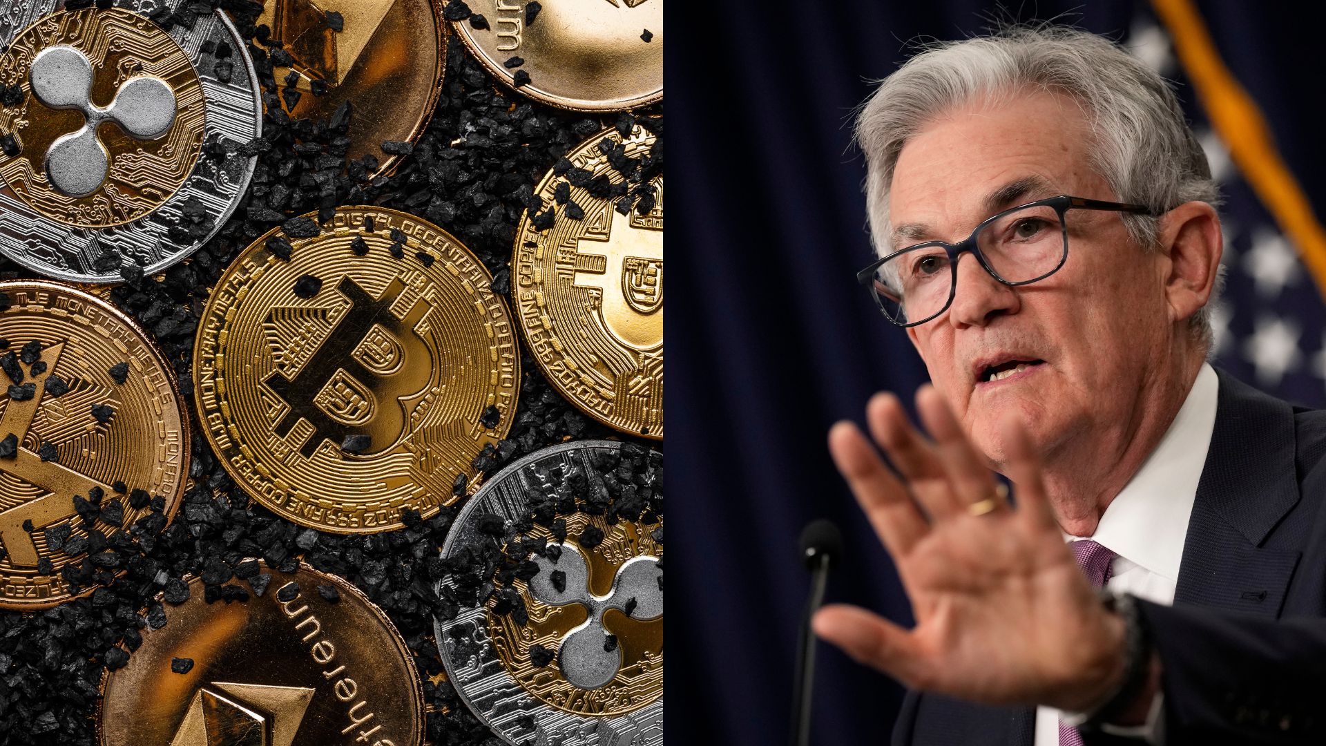 Bitcoin, Ether, top 10 crypto in red, Fed warning of more rate hikes