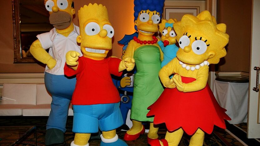 PASADENA, CA - AUGUST 6: The Simpsons characters from Fox's The Simpsons "Best . 20. Years. Ever." breakfast are displayed during the Fox Network portion of the 2009 Summer Television Critics Association Press Tour at The Langham Huntington Hotel & Spa on August 6, 2009 in Pasadena, California.