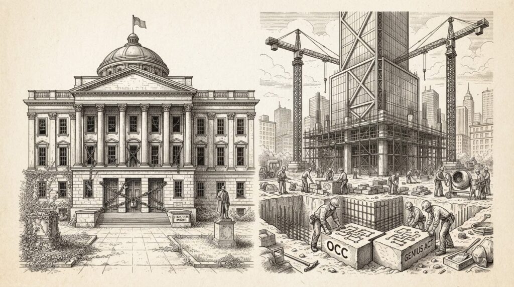 What Happens When Congress Doesn’t Show Up: The Institutional Crypto Buildout Is Already Underway